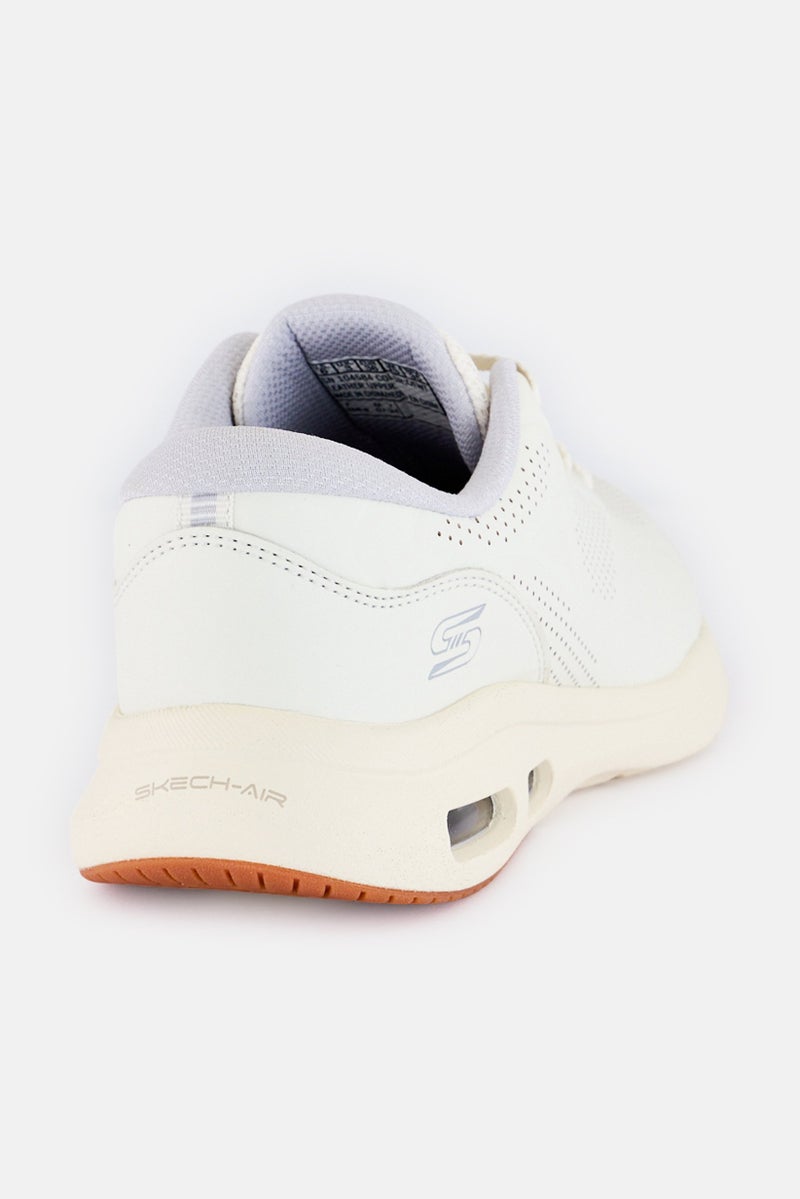 SKECHERS Women Skech-Air Edge 2,0 City Bound Lace Up Training Shoes, Off White - Image 3